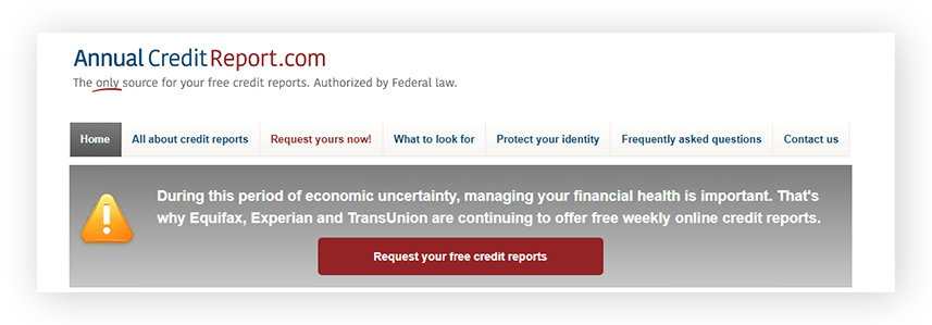 如果您的社会安全卡被盗，请通过Annualcreditreport.com仔细监控您的信用报告。